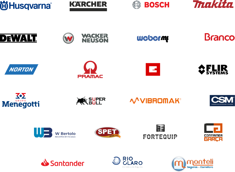 Logos dos parceiros do Doutor Locmais