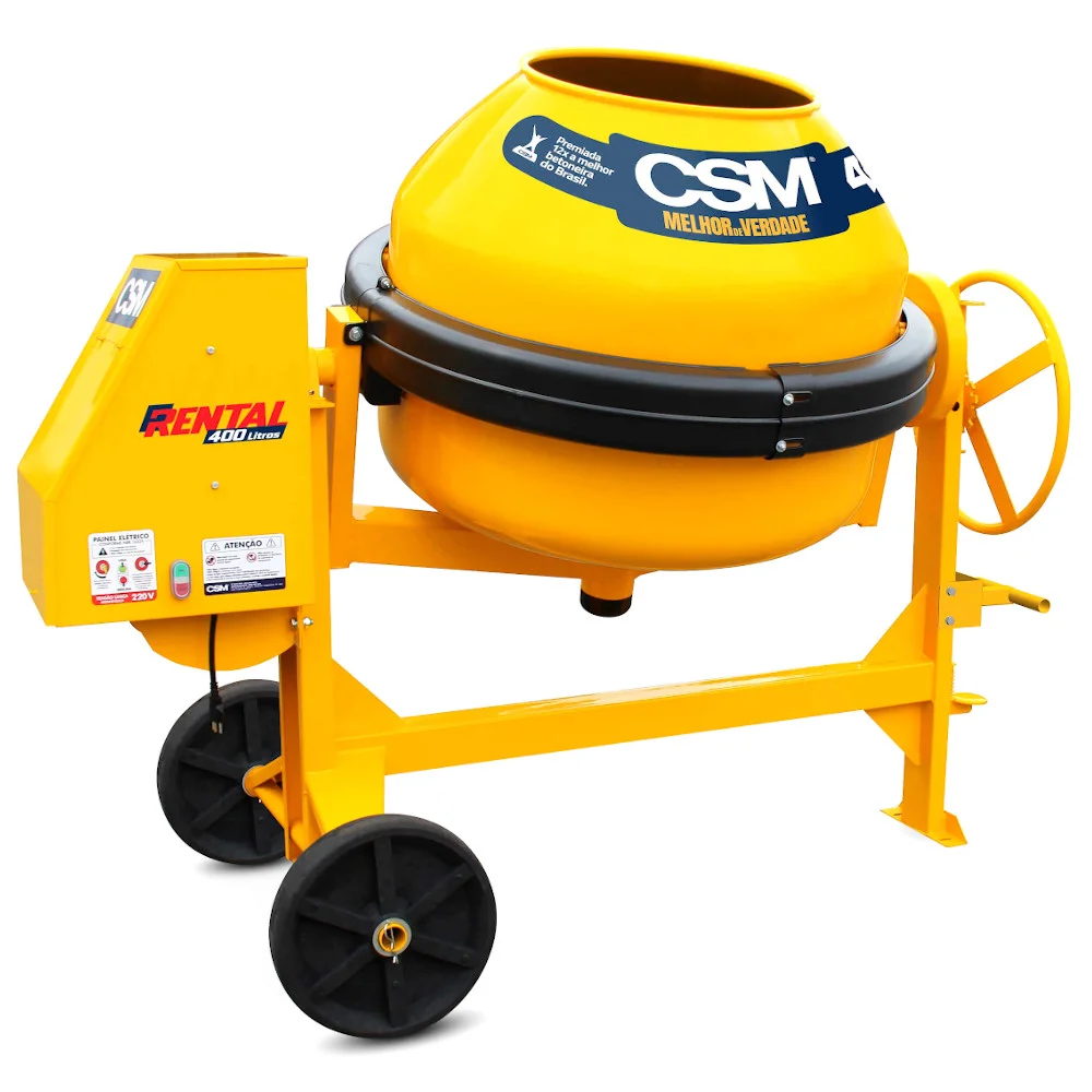 Betoneira CSM-CS-400L (220V MONOFÁSICA 2CV)