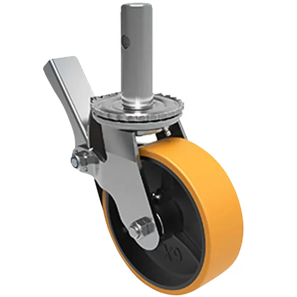 Rodizio para Andaimes com Roda de Poliuretano 150mm - SCHIOPPA-GCAEL-62PR-FP